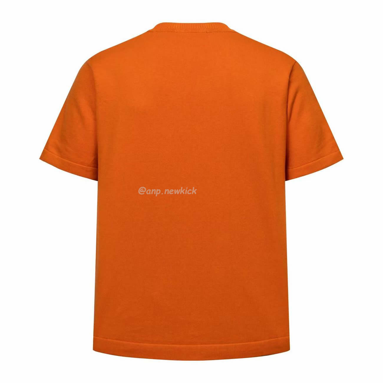 Louis Vuitton Pin Knit Short Sleeve Embroidered Logo Orange T Shirt (8) - www.newkick.vip